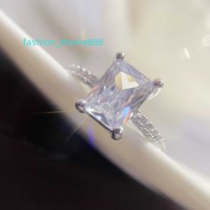 Welry prata 925 europeu luxo jóias diamante moissanite conjunto anel casual surpresa moissanite 925 prata esterlina colar conjunto