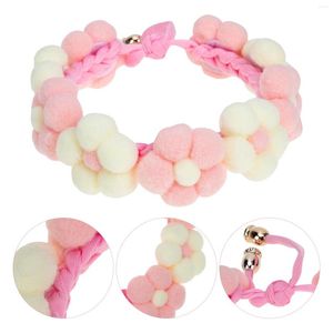 Dog Collars Pet Collar Neck Decor Creative Pearl Necklace Po Prop Necklaces Puppy Adorable Cat Electronic Festival