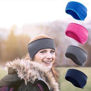 Bandanas Winter Sports Head Wrap Ear Muffs Fashion Warmer Cover For Men Women Fleece Headband Outdoor Fitness Running Headscarf