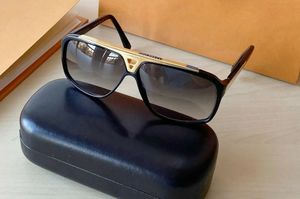 2024 Kostenlose Schiffsbeweis-Sonnenbrille Retro-Vintage-Männer-Sonnenbrille Designer-Sonnenbrille glänzender Goldrahmen Damen-Sonnenbrille Top-Qualität mit Box