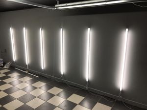 6 pz/lotto Bianco Freddo 1.2 m Led Bar Luce di Lavoro Lampada Da Parete per Auto Officina Auto Stazione di Bellezza Auto Flash Vendita 3 anni di Garanzia