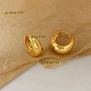 Projektant Sterling Sier Hoop Stud Fashion Gold Kolor Wesela Party Weddings Kolczyki biżuterii 2024