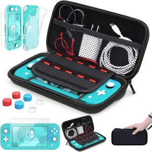 Borse HEYSTOP Custodia compatibile con Nintendo Switch Lite Borsa da 10 giochi per carte e accessori per console di design portatile