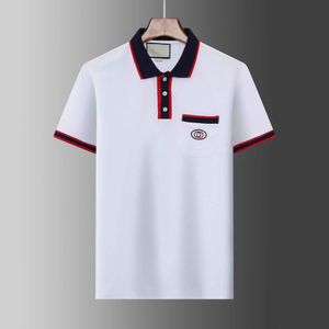 Moda verão designer camisa polo masculina e feminina luxo gg camisa polo carta polo bordado camiseta roupas de manga curta camiseta grande camisa polo