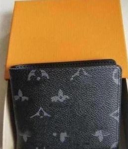 Designer wallets luxury Leather Men short Wallet for women Men Coin purse Clutch Bags with box L0060