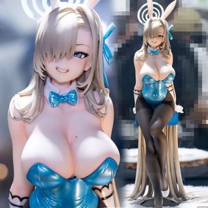 Anime Manga NSFW Blue Archive Ichinose Asuna Anime Sexy Bunny Girl 1/7 PVC Action Figure Adult Collection Model Doll Toys Gift