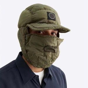 Unisex trapper hattar vinter metall nylon cap bomull hålla varma öron män kvinnor öronskydd mask hatt utomhus reflekterande full he221m