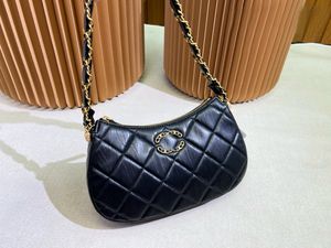 Luxury Cross Body Bag Shaped Women Handväskor Plånbok Mini Crocodile Shoulder Chain Bag Envelope Messenger Black Calfskin Classic Handbag Bags