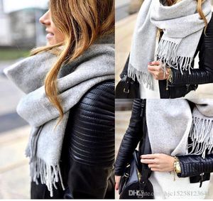 2020ファッションデザイナースカーフ冬100女性用カシミアスカーフ贅沢なハイエンドウォームクラシックチェックパシュミナ女性スカーフS3748421