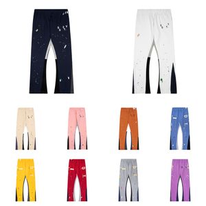 Męskie spodnie designerskie spodnie dresowe Wysokiej jakości galerie spodnie Depts Modna moda druku