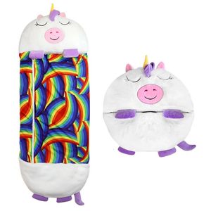 Kids Cartoon Sleep Kit For Birthday Gift Cleaming Bag Plush Doll Palus
