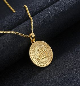 Nowy multi stylowy Słońce Kształt Arabski Kobiety Złota Muzułmański Islamski God Charm Wisiant Naszyjnik Biżuteria Ramadan Dift Birthday6066798