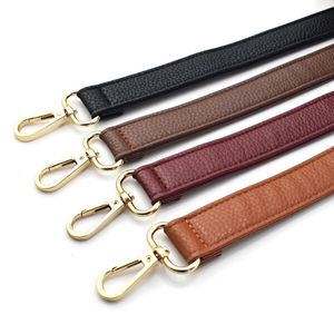 130*2.5CM Adjustable Long Women Men Lady PU Leather Bag Strap Belt Replacement Shoulder CrossBody Bag Band Accessories KZ0349 240221