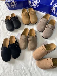 مصمم صندل Burken Slippers الرجال الصيف نساء الخريف النعال الجلدية