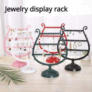 Jewelry Pouches Creative Wine Cup Shape Earrings Bracelet Display Holder Ear Stud Stand Organizer Antler Tree