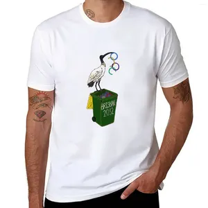 Polos męski Brisbane 2032 Mascot T-shirt Vintage T Shirt Szybkie suszące krótkie koszule dla mężczyzn graficznych