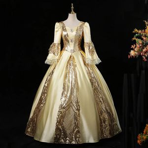 Mittelalterliches Renaissance-Kostüm aus dem 18. Jahrhundert für Damen, gotisches viktorianisches Kleid, historische Periode, Ballkleid, Nachstellung, Theaterkleidung, 240220