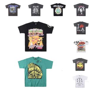 Tasarımcı Yaz Erkekleri Kadın Hellstar T Shirt Rapçi Yıkama Gri Ağır Zanaat UNISEX KISI KISA KISA KISA SAHİT MÜYDE RETRO KADIN TARIS S-XXL 0P3A Designerp6nb