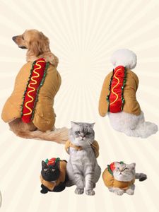 Rolig husdjursdräkt hundformad taxa korv justerbara kläder varmare för valpkattförsörjning 240220