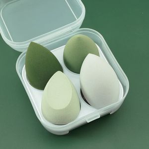 4st Makeup Sponge Blender Foundation Powder Wet and Dry Beauty Sponge Cosmetic Puff Bevel Cut Make Up Tool Maquillage Femme Mak 240220