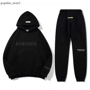 Essentials Erkek ve Kadın Hoodies Leisure Moda Trendleri Tasarımcı Terzilik Set Set Sıradan Büyük Boy Essentail Hoodie Pullover 314