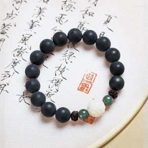 Strand Bodhi Root Fret Beads Rosário Acessórios Pulseira Sorte Homens E Mulheres Casal