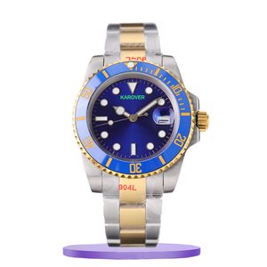 Mężczyźni ubierają się zegarek 40 mm luksusowy automatyczny mechaniczny wodoodporny ruch zegarków Luminous Stal nierdzewna ze stali ze stali nierdzewnej szafir