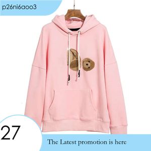 Palmes Anjos Solto Pulôver Impressão Womens High Street Hoodie Relaxado Outono Mens Hoodies Moletons Designer Moletom 211