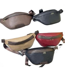 Leather Bags Unisex Men Women Designer Travel Fitness Running Waist Bags 5 Colors Vantage Top Quality Chest Belt Bag