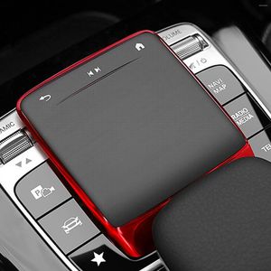 Interiörstillbehör Car TPU Center Control Mouse Screen Protector Cover för Mercedes Benz A B Cla Gle GLS GLB Class W177 W247 C118 W167