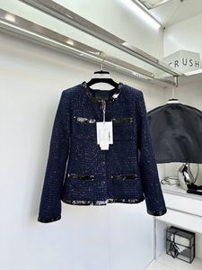 2024 neue Frühling Milan Runway Jacken O Neck Langarm frauen Tops High-End-Jacquard Designer Mäntel 0225-2