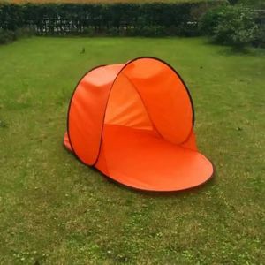 No Need to Build a Tent Outdoor Beach Sun Protection Shading Camping Portable Automatic Quick Opening Single Layer 240220