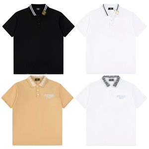 رجال Polos fne mens polo 2024ss designer جودة جودة جديدة للبولو قميص American American Prossion Classic Simple Loos