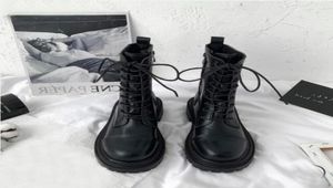 Women Boots Triple Black Platform Shoes Lady Womens Boot Laceup Heels Leather Shoe Trainers Sports Sneakers 095315700