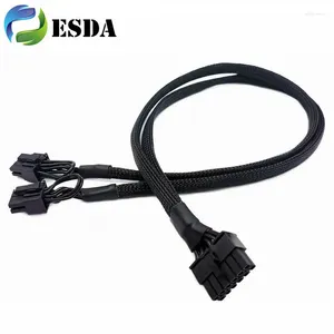 Computer Cables Dual GPU 8Pin 6 2 Pin To 12Pin PSU Modular Power Cable For Seasonic SS-1000XP Supply