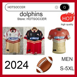 2024 Dolphinl Maglie da rugby South EnGlands Africano Irlanda Rugby Samoa nere RUGBY Scozia Fiji 24 25 Mondiali Rugby Maglia casa lontano da uomo Maglia da rugby Jersey