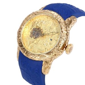 2021 Top Mens Watches Ta New Luxury Fashion Watch Gold Ssangyong Dial Sport Wristwatches For Men Quartz Rubber Strap Montre Homme361a