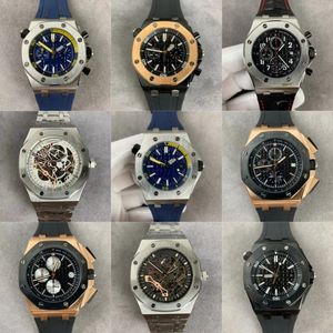 Högkvalitativ lyxklocka Mekanisk designer Watches Men's Watch Quartz Automatisk armbandsur All rostfritt stål Watch Montre de Luxe High-Strength Glass