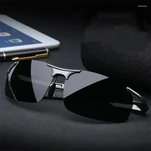 Sunglasses Men Polarized Men's Pochromism Square Sun Glasses Outdoor Fishing Night Driving Eyewear UV400 Oculos De Sol