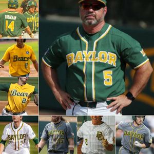 Maglia da baseball College Uomo Donna Bambino Bambino Tutte cucite 9 Hunter Simmons 11 Will Pendergrass 12 Mason Green 13 Tyriq Kemp 14 Stephen Sepulveda 15 Brayden Buchanan