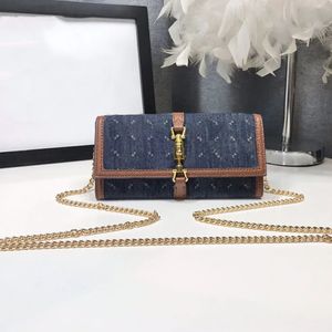 Luxurys Damen Geldbörsen Designer Kette Umhängetasche Tägliche Aufbewahrung Geldbörse Kartenhalter Mode Geldbörsen Dame Mini Messenger Bags