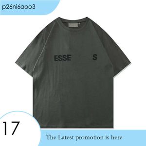 Essentialsweatshirts Mense Womens Designers T Shirts For Man S Summer Fashion Essen Topps Luxurys Letter Tshirts Clothing Polos Apparel 245