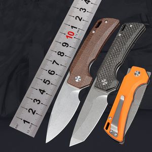 High Quality Tactical Folding Knife 14C28CN Blade Micarta Handle Ball Bearing Camping Hunting Knives EDC Pocket Knives