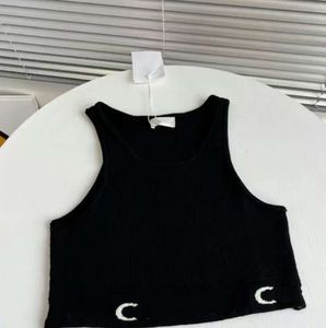 Womens Tanks Camis Summer New Designer T-shirt Embroidery Elastic Force Cotton Top All kinds of fashion