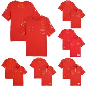 2024 F1 T-shirt Formuła 1 Koszulka Polo T-shirt Nowa sezon wyścigowa odzież Tops Summer Mens Womens Sport T-shirts