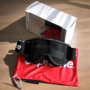 Doppelschichtige Antibeschlag-Skibrille Skiausrüstung Outdoor-Bergsteigen winddichte Skibrille PF