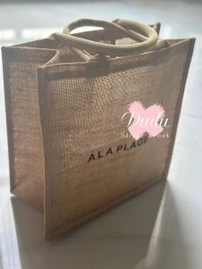 Depolama Çantaları 30.5x19x30.5cm ve 18cm Sap keten alışveriş çantası baskılı moda plajı seyahat tote klasik makyaj-vip