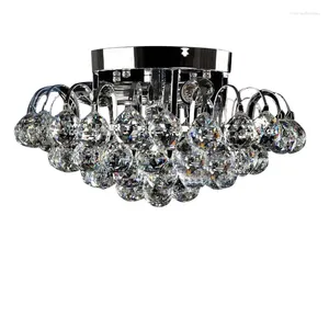 Żyrandole Phube Lighting Modern Chrome Crystal Chandelier Light Classic Gold Arttures