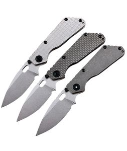 High End Strider LC Taktisches Klappmesser D2-Stahlklinge TC4 Griff aus Titanlegierung EDC-Werkzeuge Paketmesser