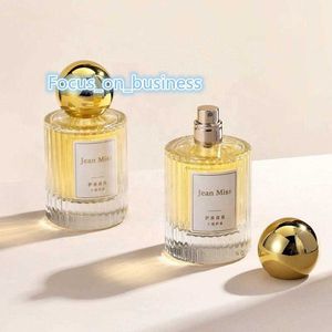 30ml 50ml Cylinder Shape Striped Glass Classical Fragrance Parfum Spray Empty Perfumes Packaging Bottles